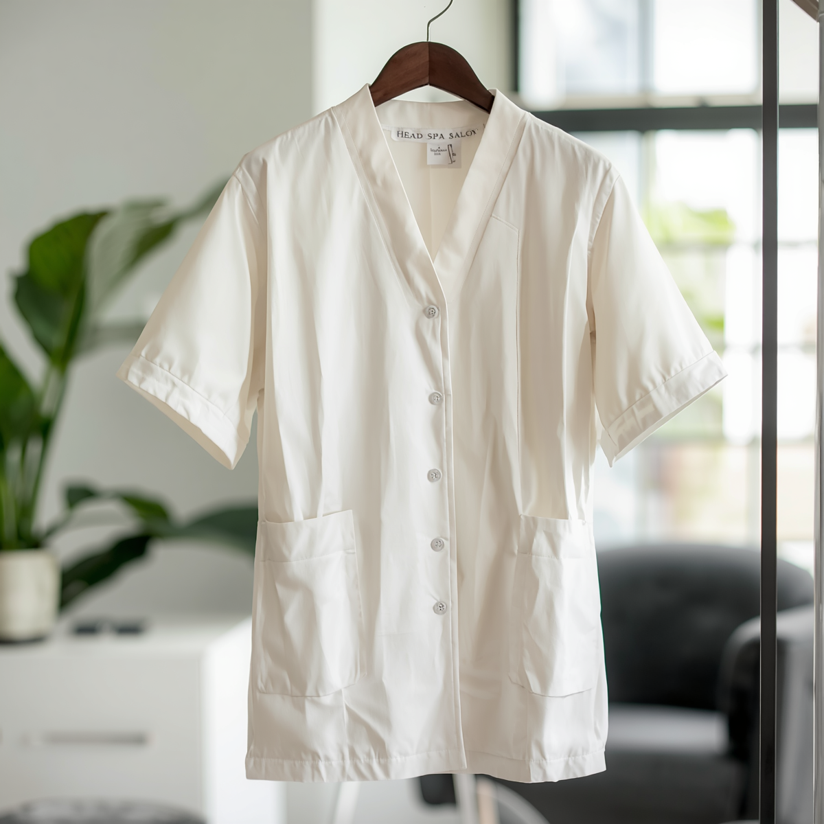 ヘッドスパの制服の縫製相談イメージ