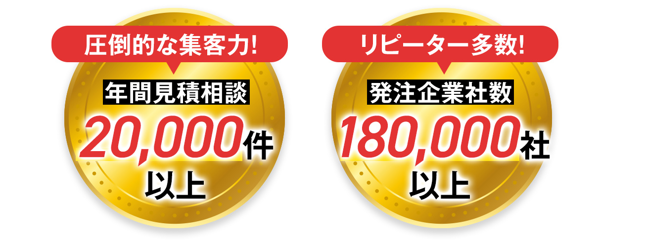 圧倒的な集客力・リピーター多数！