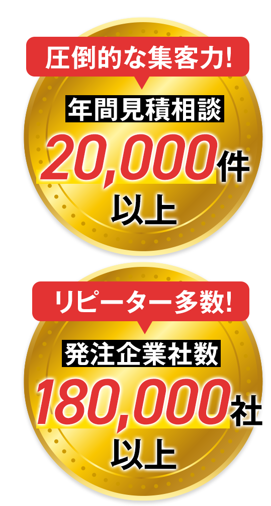 圧倒的な集客力・リピーター多数！
